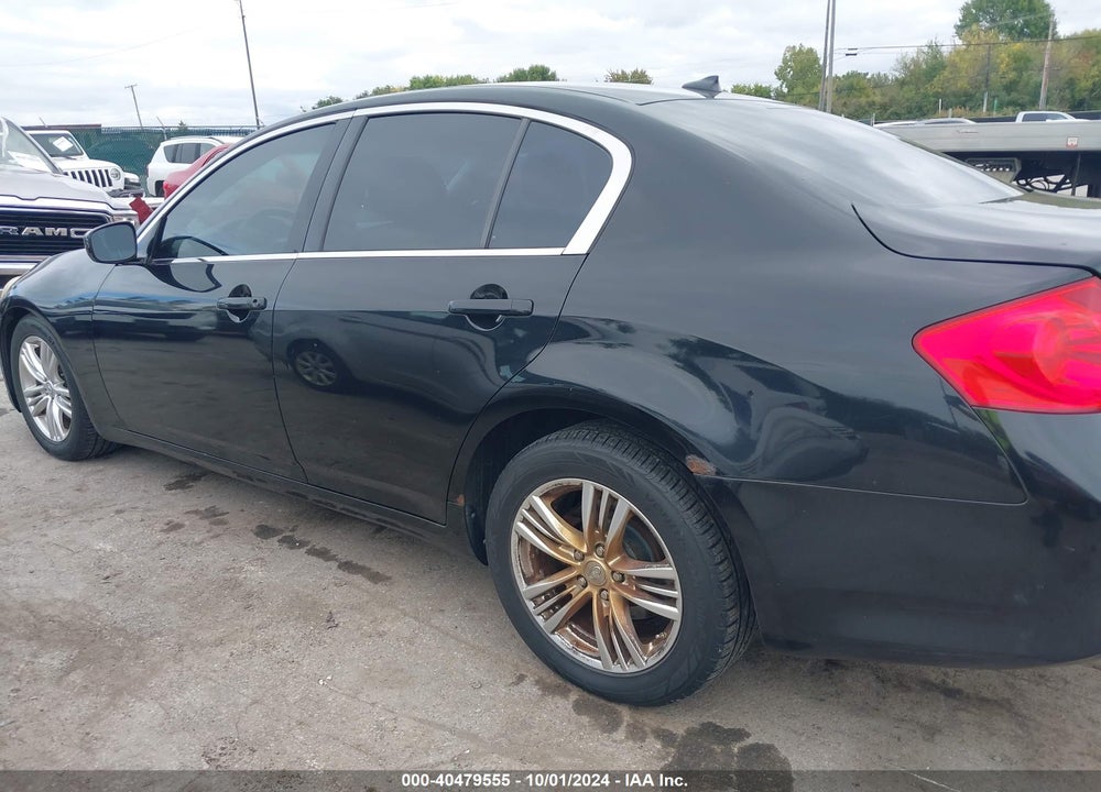 2010 INFINITI G37X VIN: JN1CV6AR8AM454816