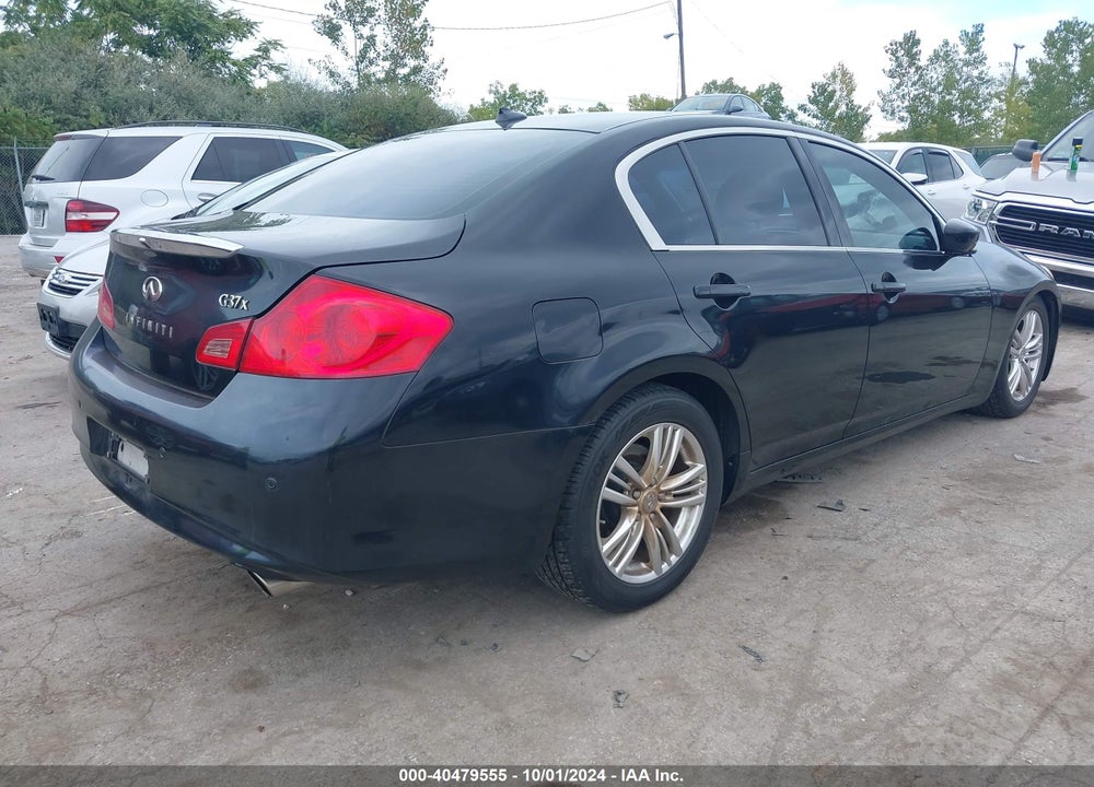2010 INFINITI G37X VIN: JN1CV6AR8AM454816