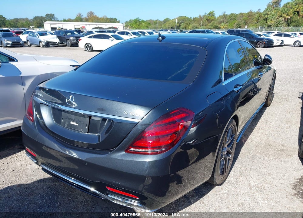 2020 MERCEDES-BENZ AMG S 63 4MATIC VIN: W1KUG8JB6LA550402