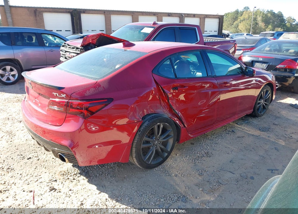 2019 ACURA TLX TECH   A-SPEC PKGS/W/A-SPEC PKG RED LEATHER VIN: 19UUB1F61KA002903