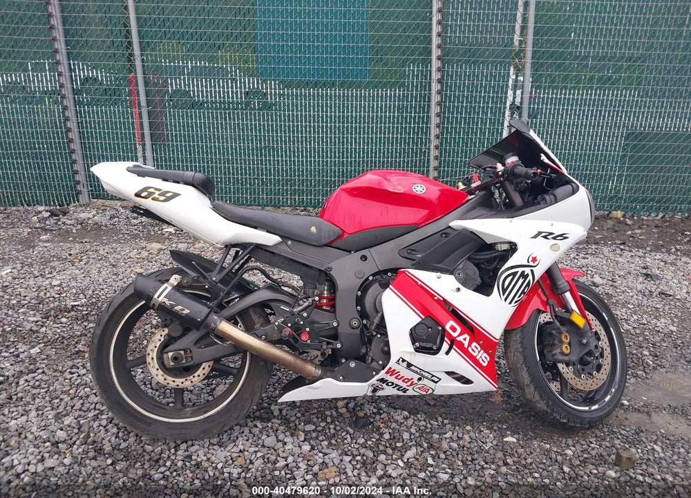 2005 YAMAHA YZFR6 L VIN: JYARJ06E25A027690