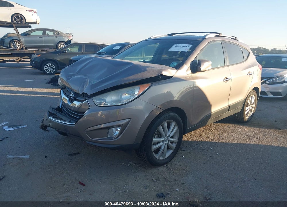 2013 HYUNDAI TUCSON LIMITED VIN: KM8JU3AC2DU685194
