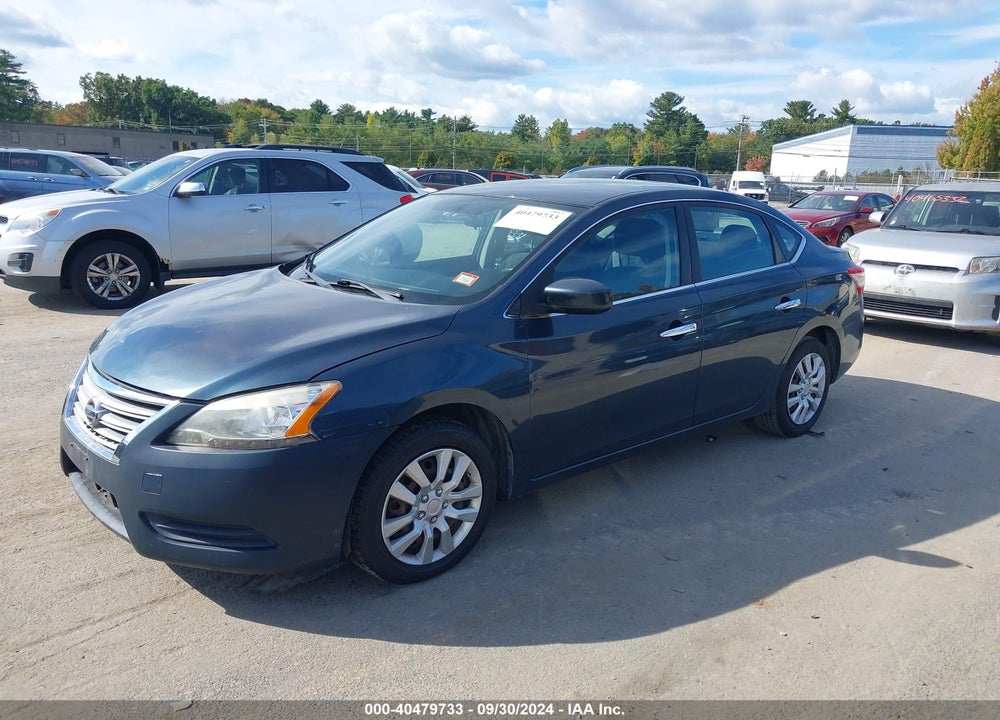 2013 NISSAN SENTRA SV VIN: 3N1AB7AP6DL610354