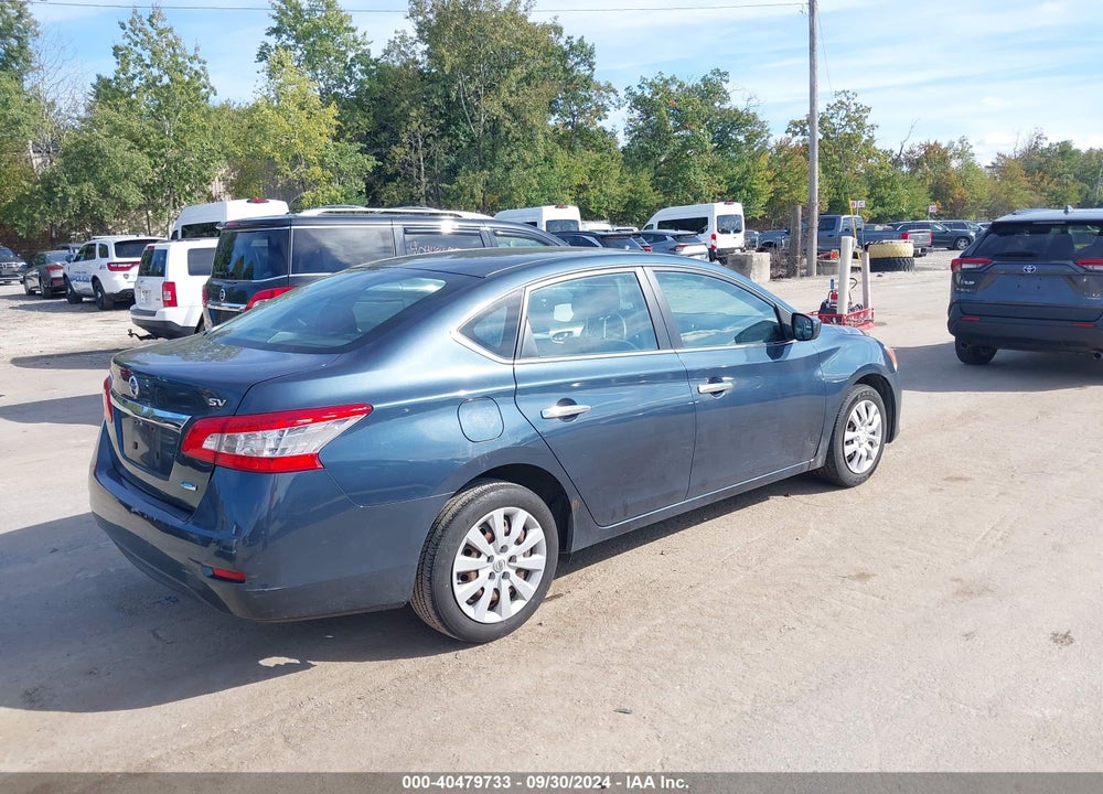 2013 NISSAN SENTRA SV VIN: 3N1AB7AP6DL610354