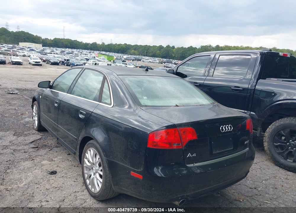 2008 AUDI A4 2.0T/2.0T SPECIAL EDITION VIN: WAUAF78E78A139542