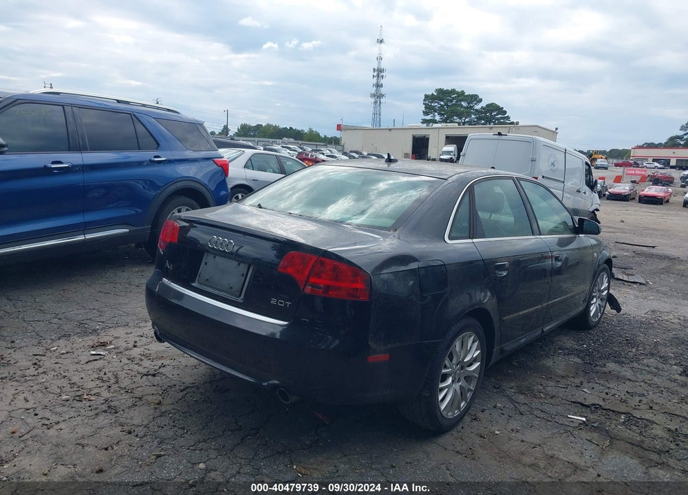 2008 AUDI A4 2.0T/2.0T SPECIAL EDITION VIN: WAUAF78E78A139542