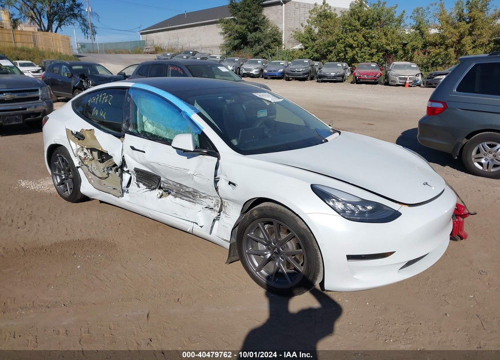 2021 TESLA MODEL 3 STANDARD RANGE PLUS REAR-WHEEL DRIVE VIN: 5YJ3E1EA7MF851631