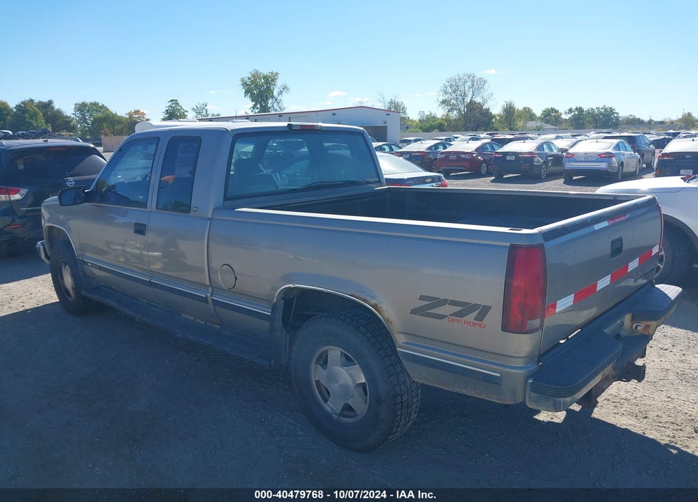 1998 CHEVROLET K1500 FLEETSIDE VIN: 2GCEK19R5W1254534