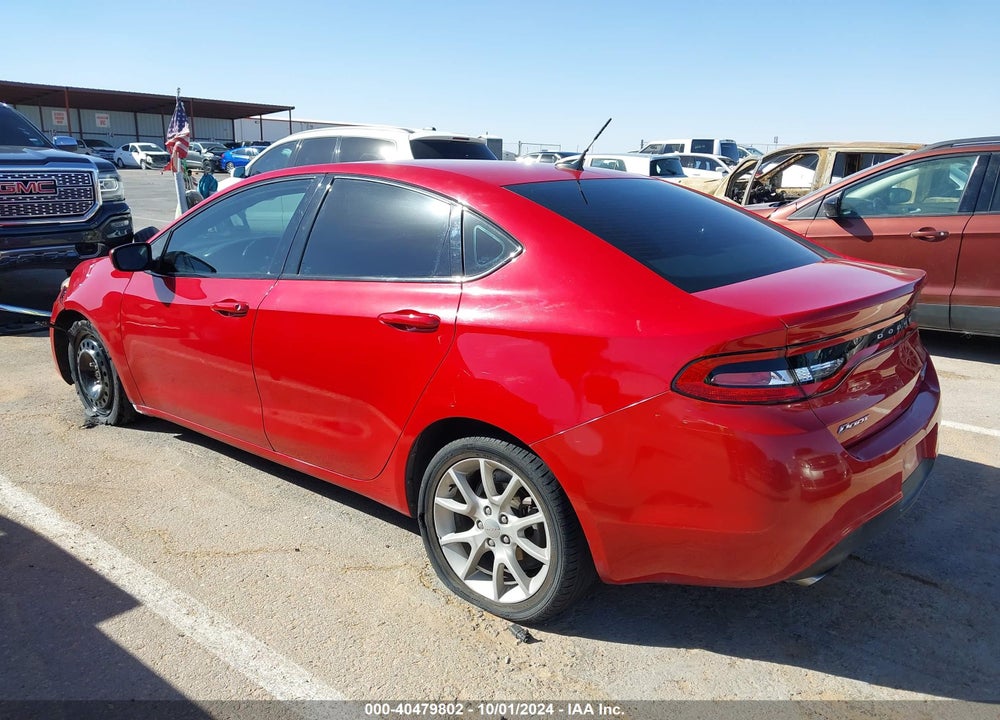 2013 DODGE DART RALLYE VIN: 1C3CDFBH4DD641338