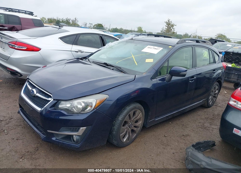 2016 SUBARU IMPREZA 2.0I SPORT PREMIUM VIN: JF1GPAP6XGH292462