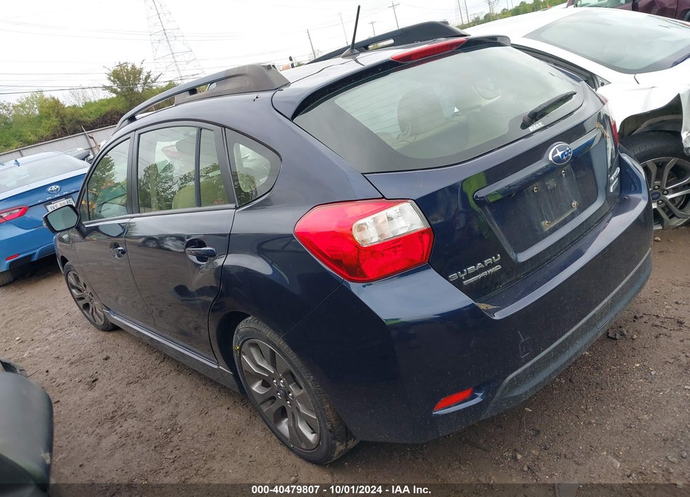 2016 SUBARU IMPREZA 2.0I SPORT PREMIUM VIN: JF1GPAP6XGH292462