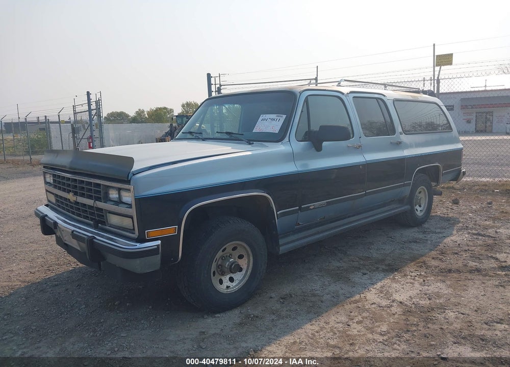 1991 CHEVROLET SUBURBAN V1500 VIN: 1GNEV16K3MF143377