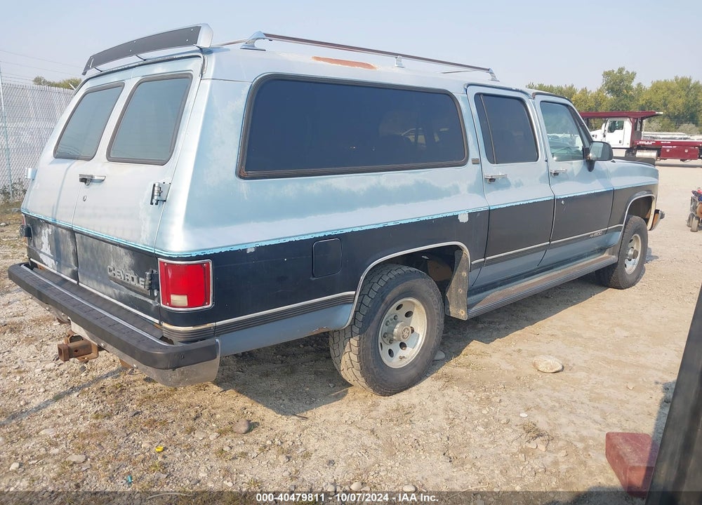 1991 CHEVROLET SUBURBAN V1500 VIN: 1GNEV16K3MF143377