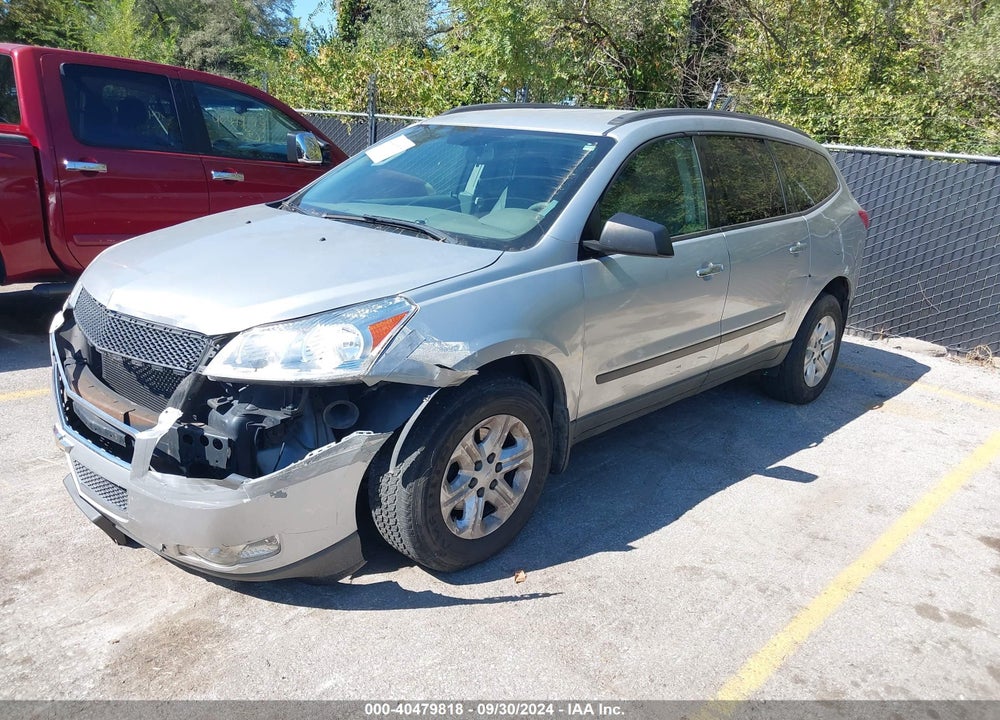 2012 CHEVROLET TRAVERSE LS VIN: 1GNKVEED6CJ423948