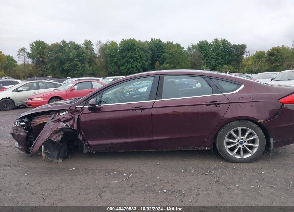2017 FORD FUSION SE VIN: 3FA6P0H75HR211462