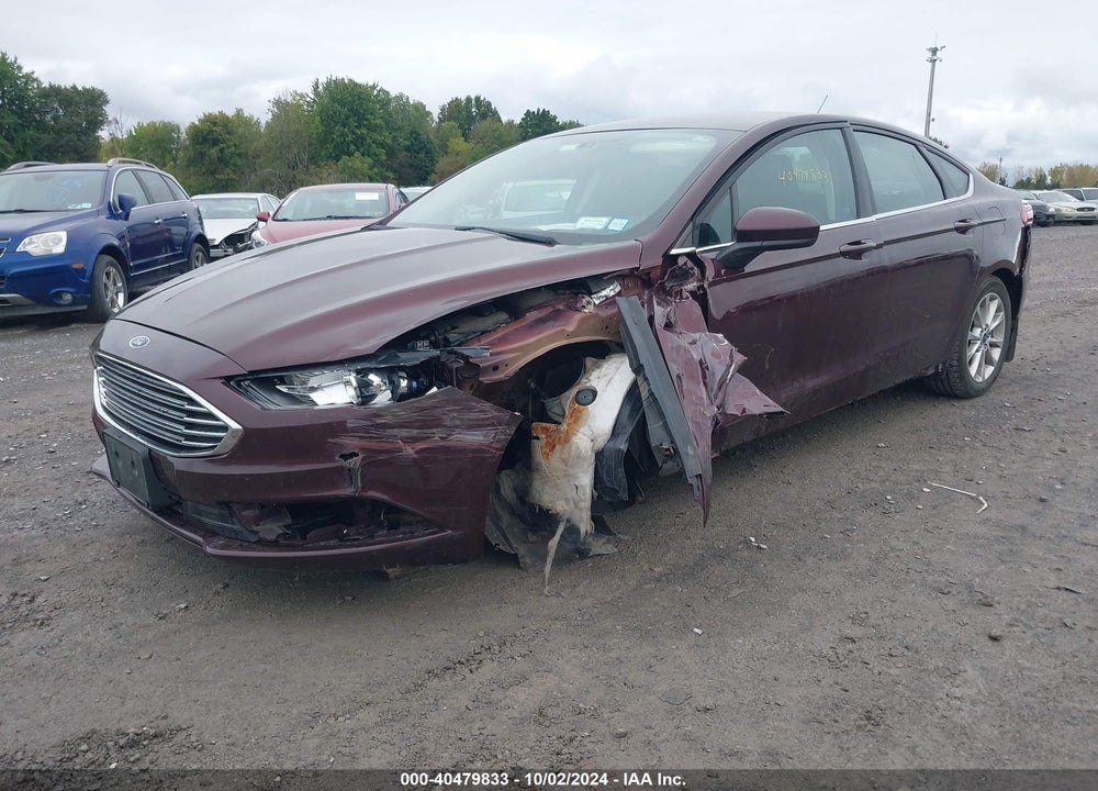 2017 FORD FUSION SE VIN: 3FA6P0H75HR211462