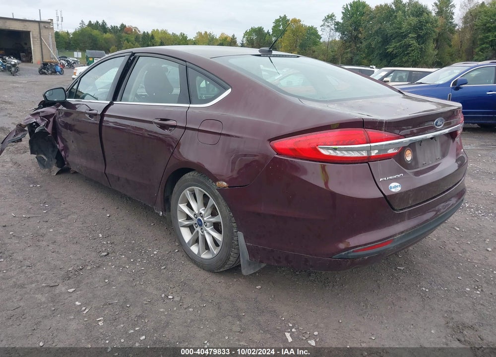 2017 FORD FUSION SE VIN: 3FA6P0H75HR211462