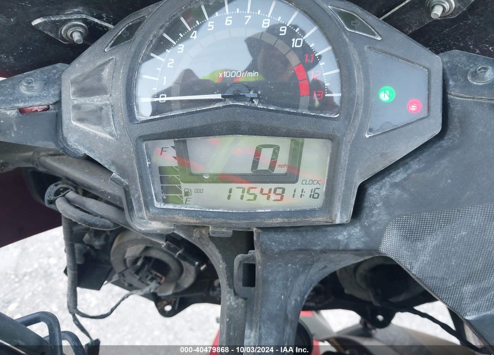 2016 KAWASAKI EX650 E VIN: JKAEXEE16GDA22150