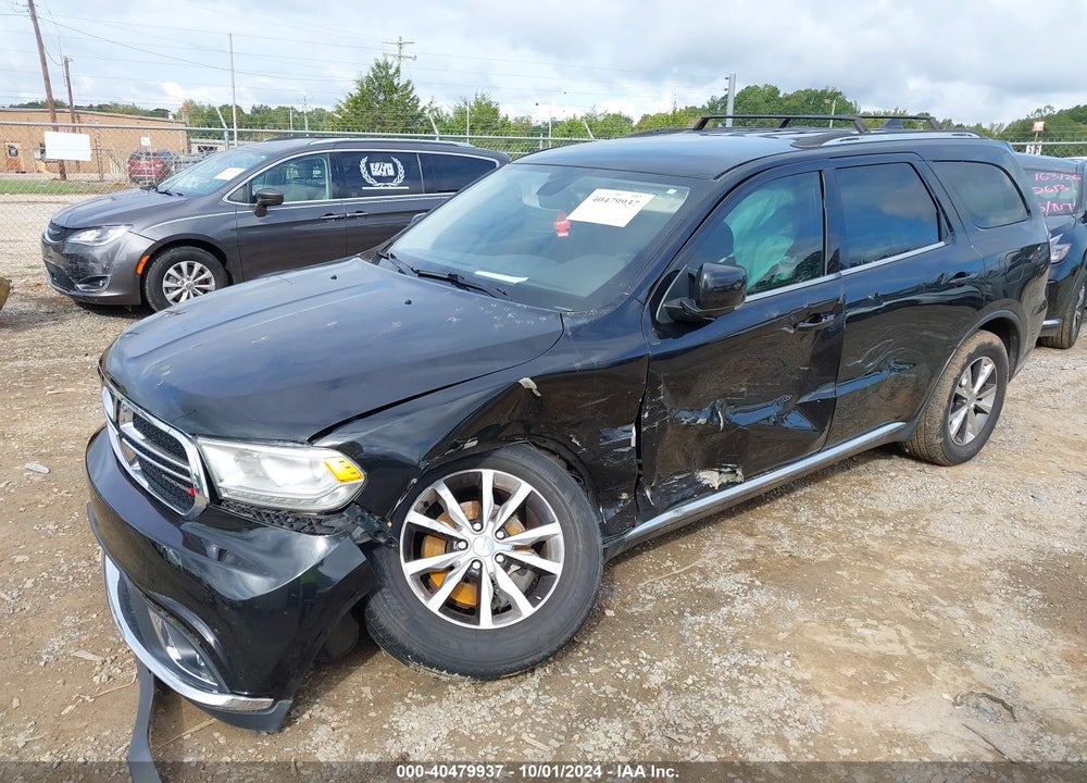 2016 DODGE DURANGO LIMITED VIN: 1C4RDJDG9GC331130