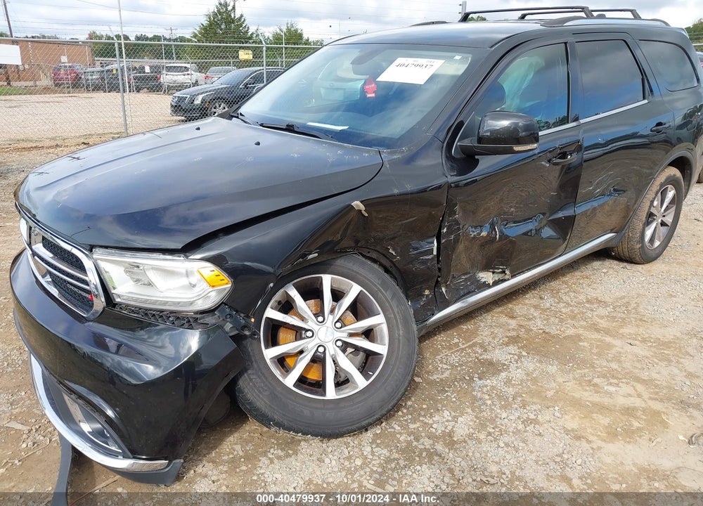2016 DODGE DURANGO LIMITED VIN: 1C4RDJDG9GC331130