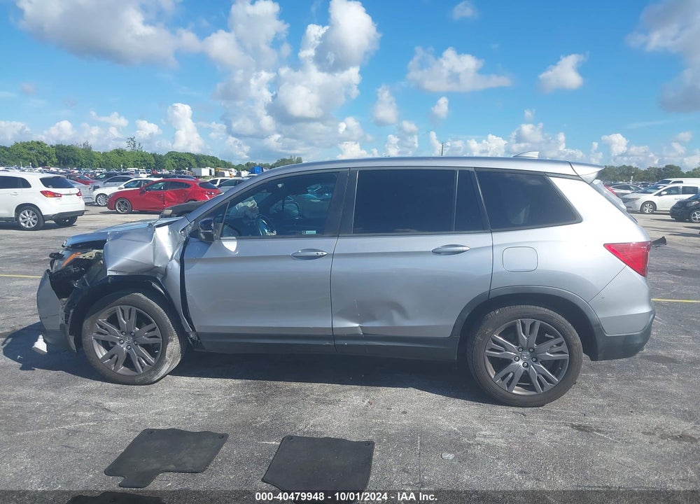 2020 HONDA PASSPORT 2WD EX-L VIN: 5FNYF7H57LB001792