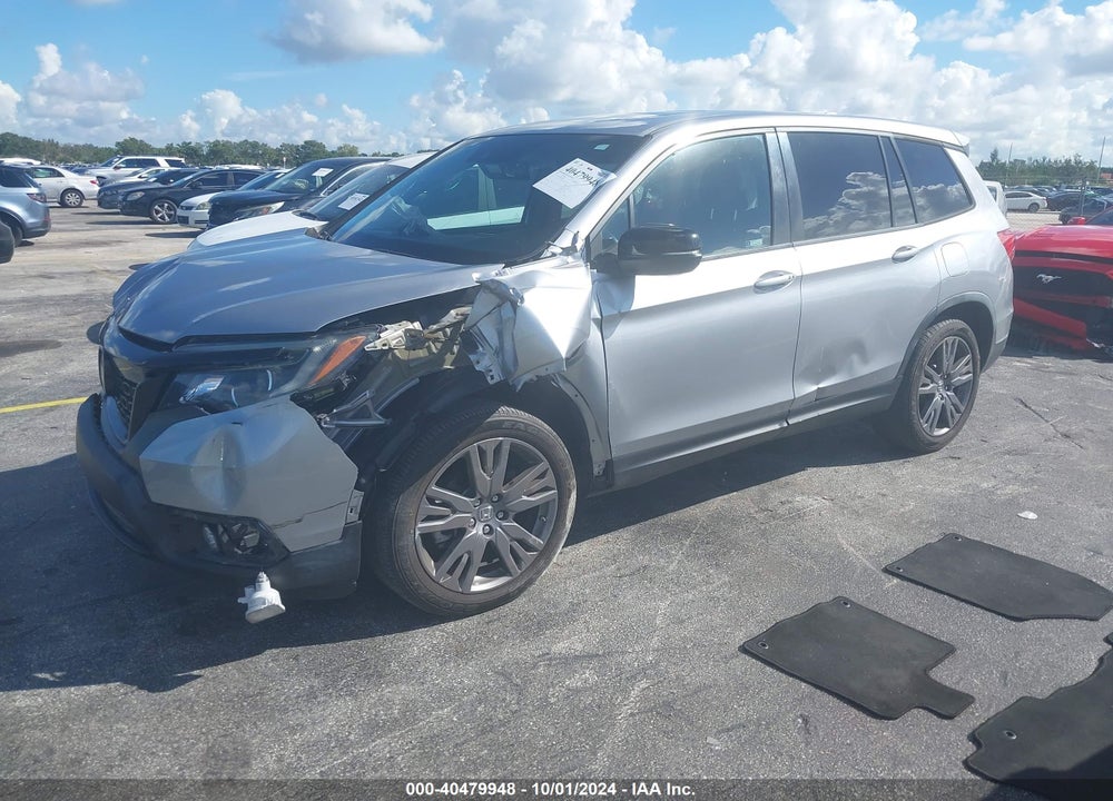 2020 HONDA PASSPORT 2WD EX-L VIN: 5FNYF7H57LB001792