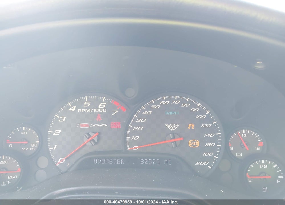 2001 CHEVROLET CORVETTE Z06 HARDTOP VIN: 1G1YY12S115109256