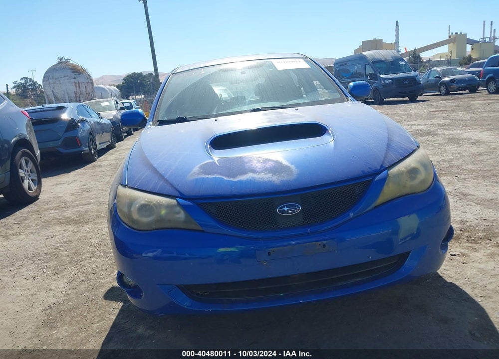 2008 SUBARU IMPREZA WRX VIN: JF1GH74658G810666