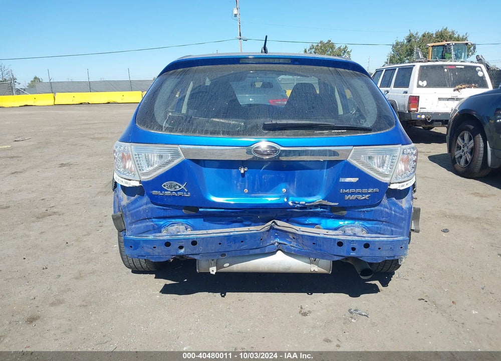 2008 SUBARU IMPREZA WRX VIN: JF1GH74658G810666