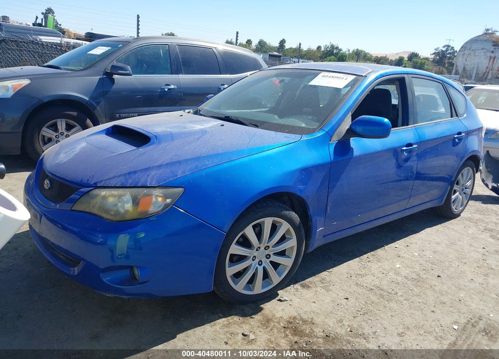 2008 SUBARU IMPREZA WRX VIN: JF1GH74658G810666