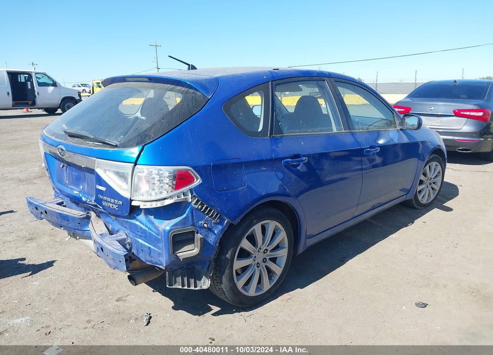 2008 SUBARU IMPREZA WRX VIN: JF1GH74658G810666