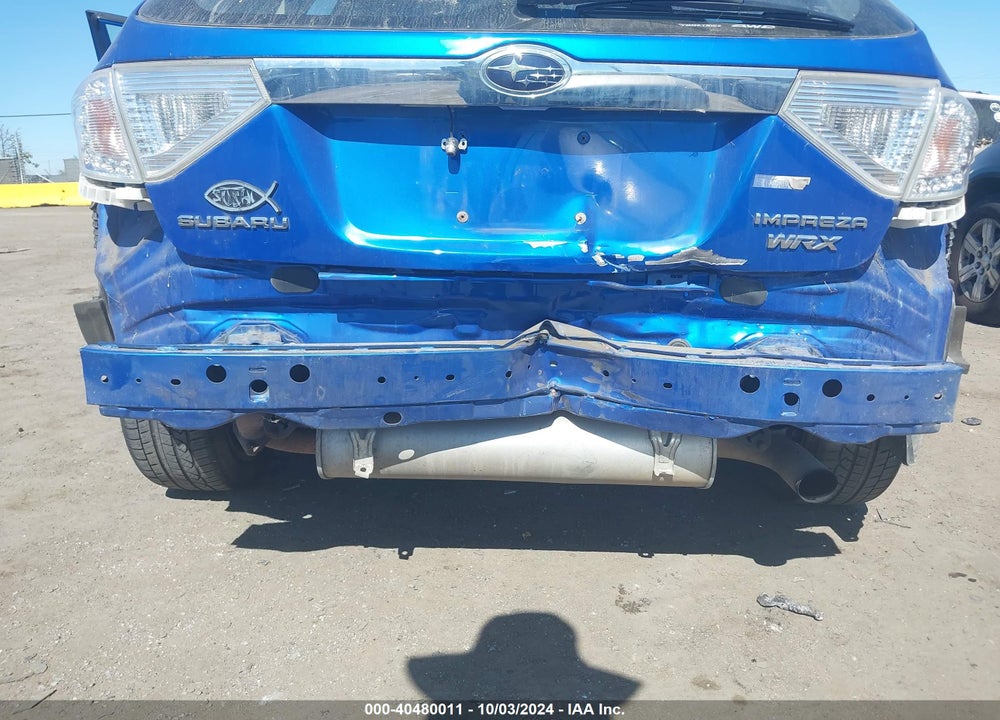 2008 SUBARU IMPREZA WRX VIN: JF1GH74658G810666