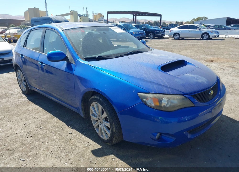 2008 SUBARU IMPREZA WRX VIN: JF1GH74658G810666