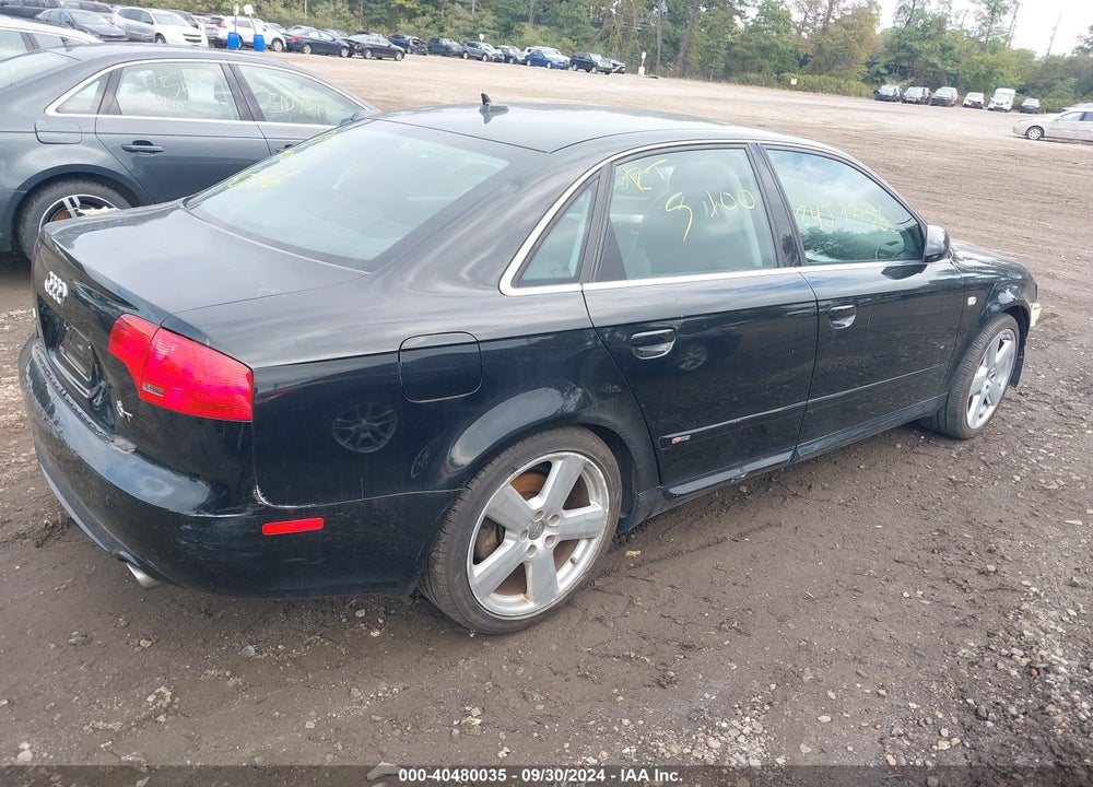 2008 AUDI A4 2.0T/2.0T SPECIAL EDITION VIN: WAUBF78E28A160075
