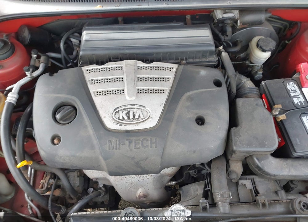 2004 KIA RIO CINCO VIN: KNADC165046204573