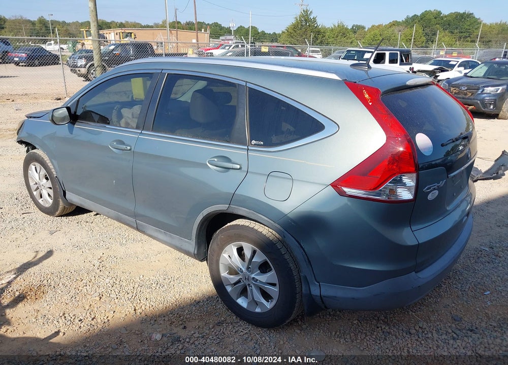 2012 HONDA CR-V EX-L VIN: JHLRM4H71CC021093