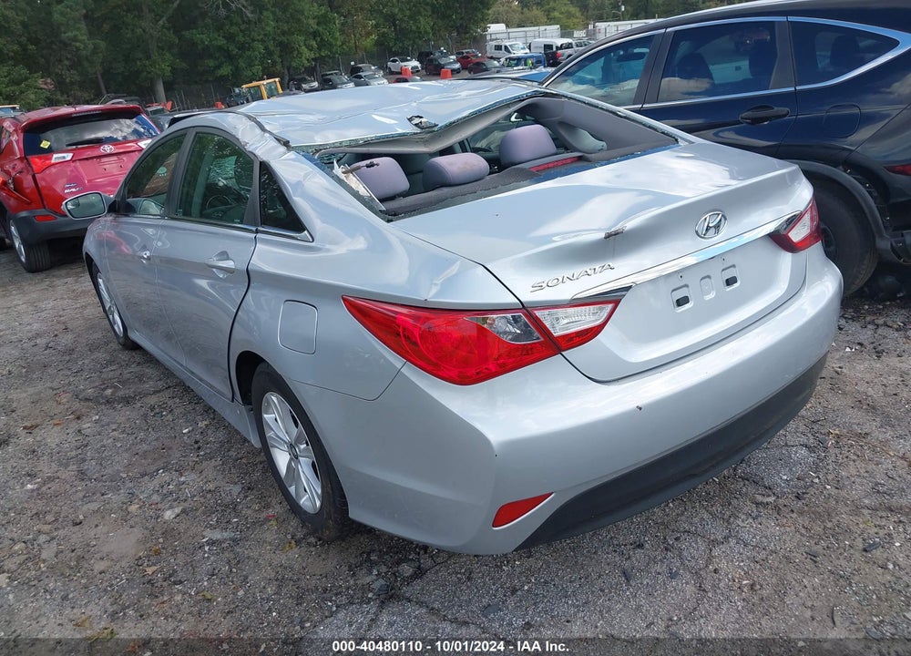 2014 HYUNDAI SONATA GLS VIN: 5NPEB4AC0EH812411