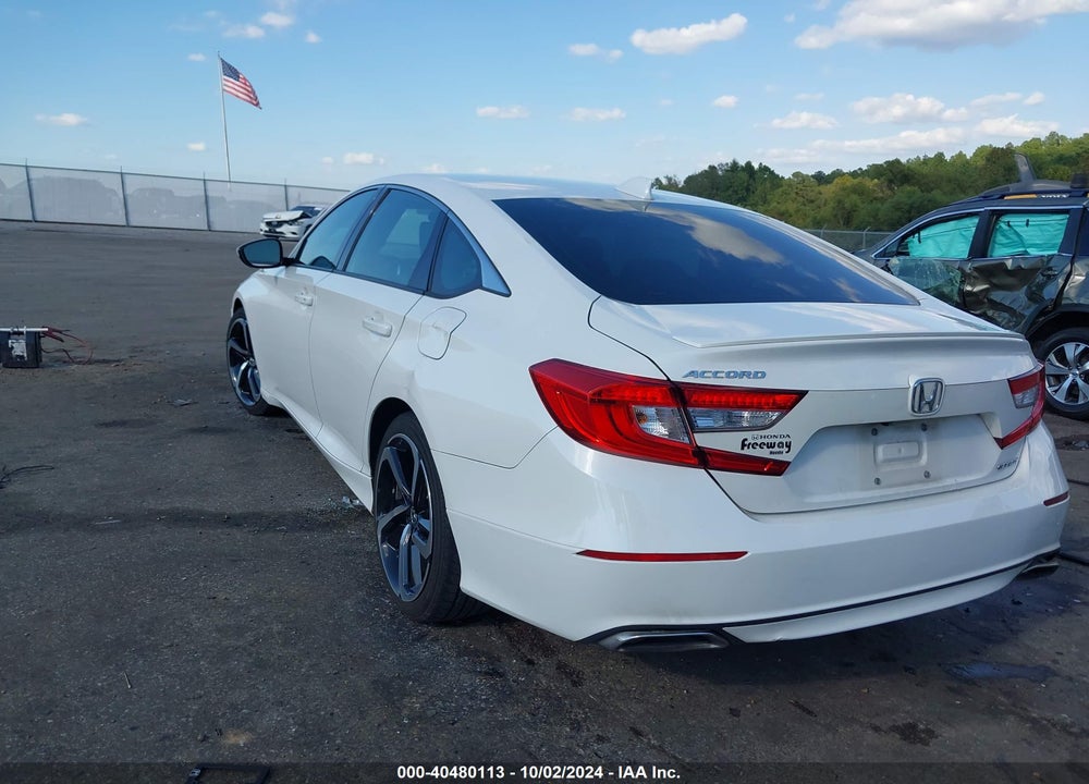2018 HONDA ACCORD SPORT VIN: 1HGCV1F37JA096003