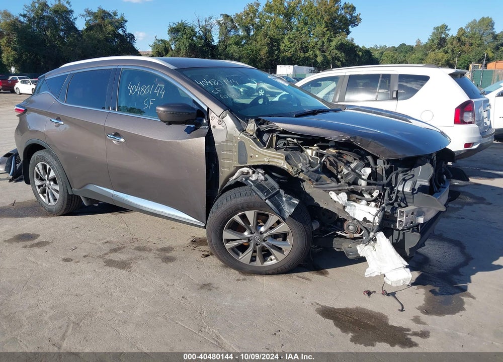 2016 NISSAN MURANO SL VIN: 5N1AZ2MH7GN109330