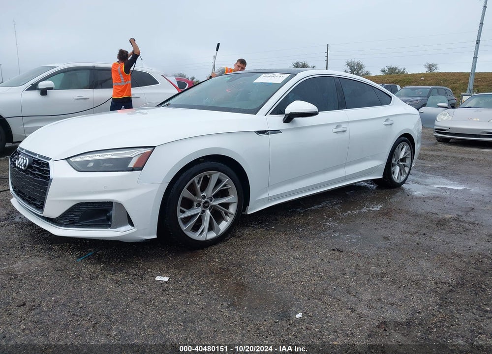 2022 AUDI A5 SPORTBACK PREMIUM PLUS 40 TFSI QUATTRO S TRONIC VIN: WAUCBCF50NA004222