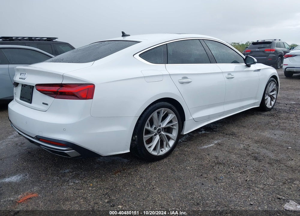 2022 AUDI A5 SPORTBACK PREMIUM PLUS 40 TFSI QUATTRO S TRONIC VIN: WAUCBCF50NA004222