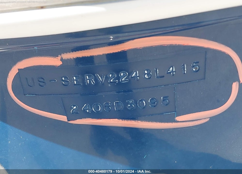 2015 SEA RAY --- VIN: SERV2248L415
