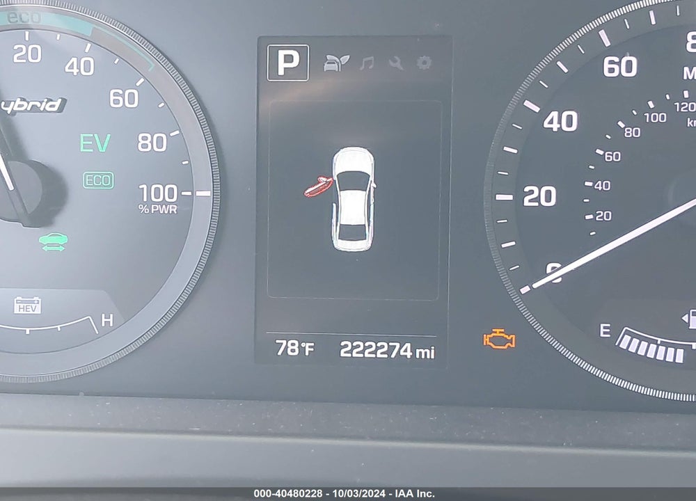 2017 HYUNDAI SONATA HYBRID SE VIN: KMHE24L34HA061186