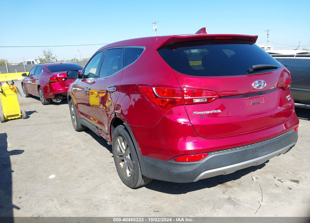 2016 HYUNDAI SANTA FE SPORT 2.4L VIN: 5XYZTDLB6GG376239