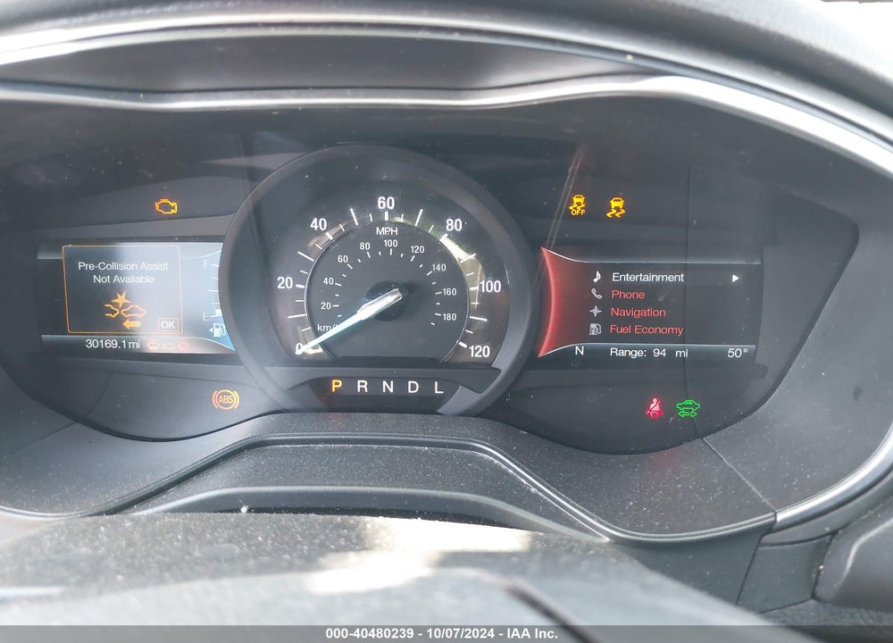 2019 FORD FUSION HYBRID SE VIN: 3FA6P0LU7KR148689