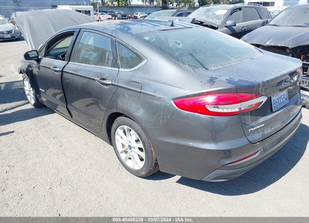 2019 FORD FUSION HYBRID SE VIN: 3FA6P0LU7KR148689