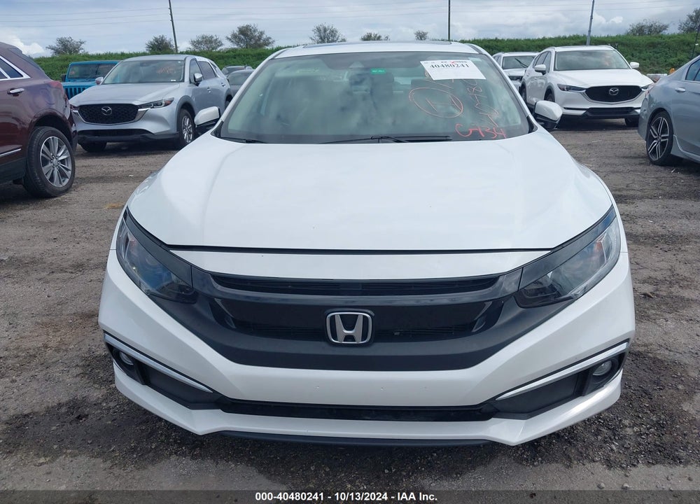 2021 HONDA CIVIC EX VIN: 19XFC1F3XME001677