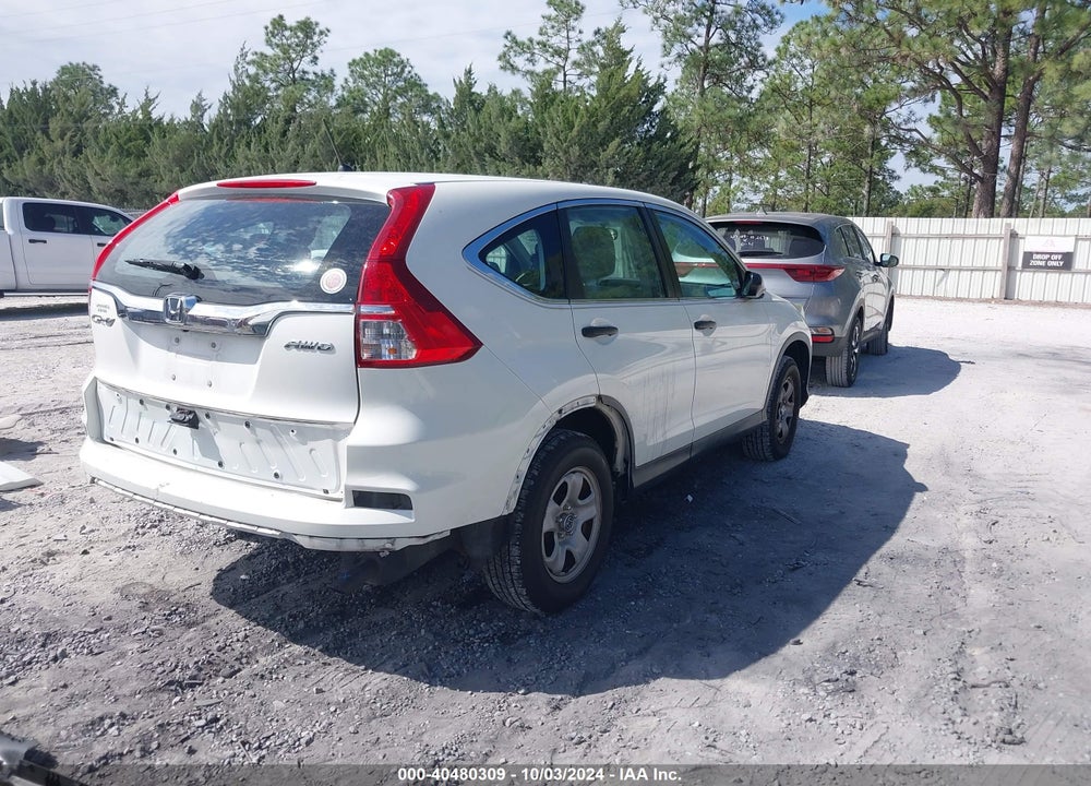 2016 HONDA CR-V LX VIN: 5J6RM4H30GL069792