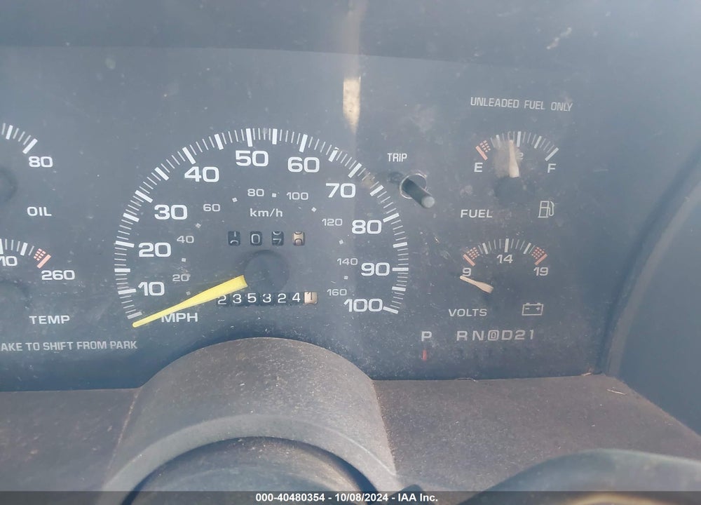 1995 CHEVROLET ASTRO VIN: 1GNDM19W1SB215856