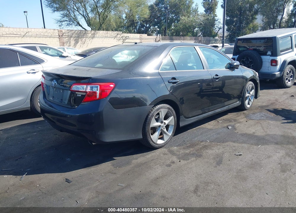2012 TOYOTA CAMRY SE LIMITED EDITION VIN: 4T1BF1FK4CU201608